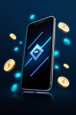 Smartfon z aplikacją Nvv Casino