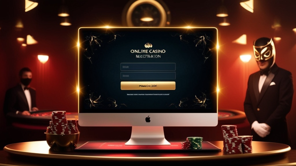 Gracz wpisujący kod promocyjny w formularzu rejestracji kasyna online